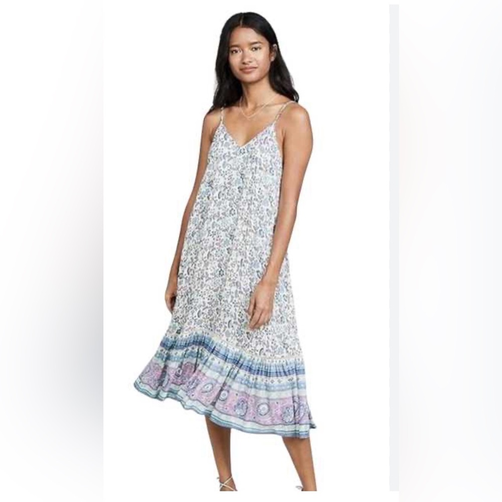 Spell Dahlia strappy midi